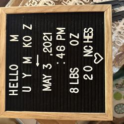 Small Letter Board