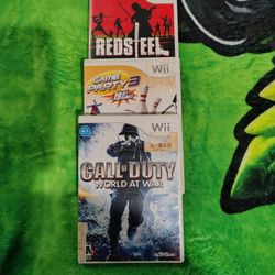 3 Nintendo Wii Games $15