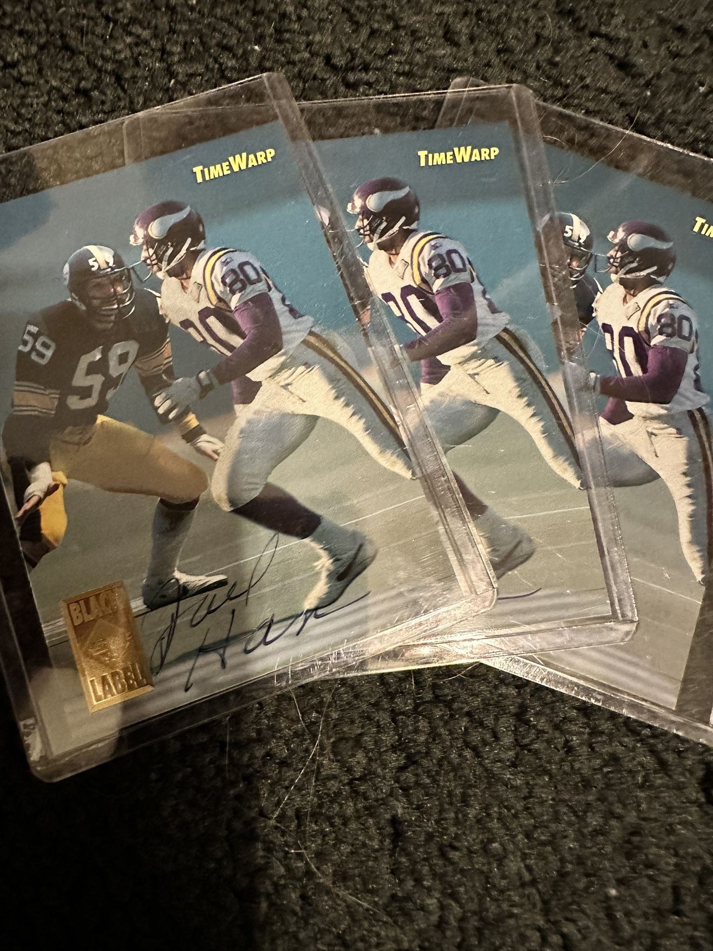 Autographed Jack Ham cards 2 different card 4 cards all together