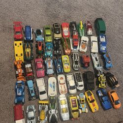 Hot Wheels Car Lot Of 50 Misc