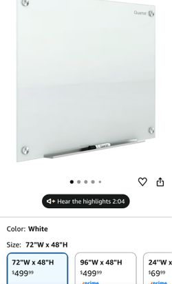 Magnetic Glass Whiteboard