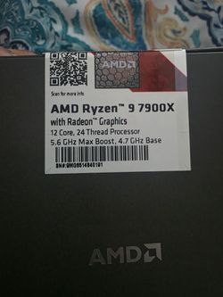 AMD Ryzen 9 7900X Desktop Processor