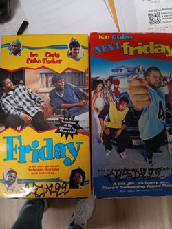 Friday & NEXT Friday VHS's