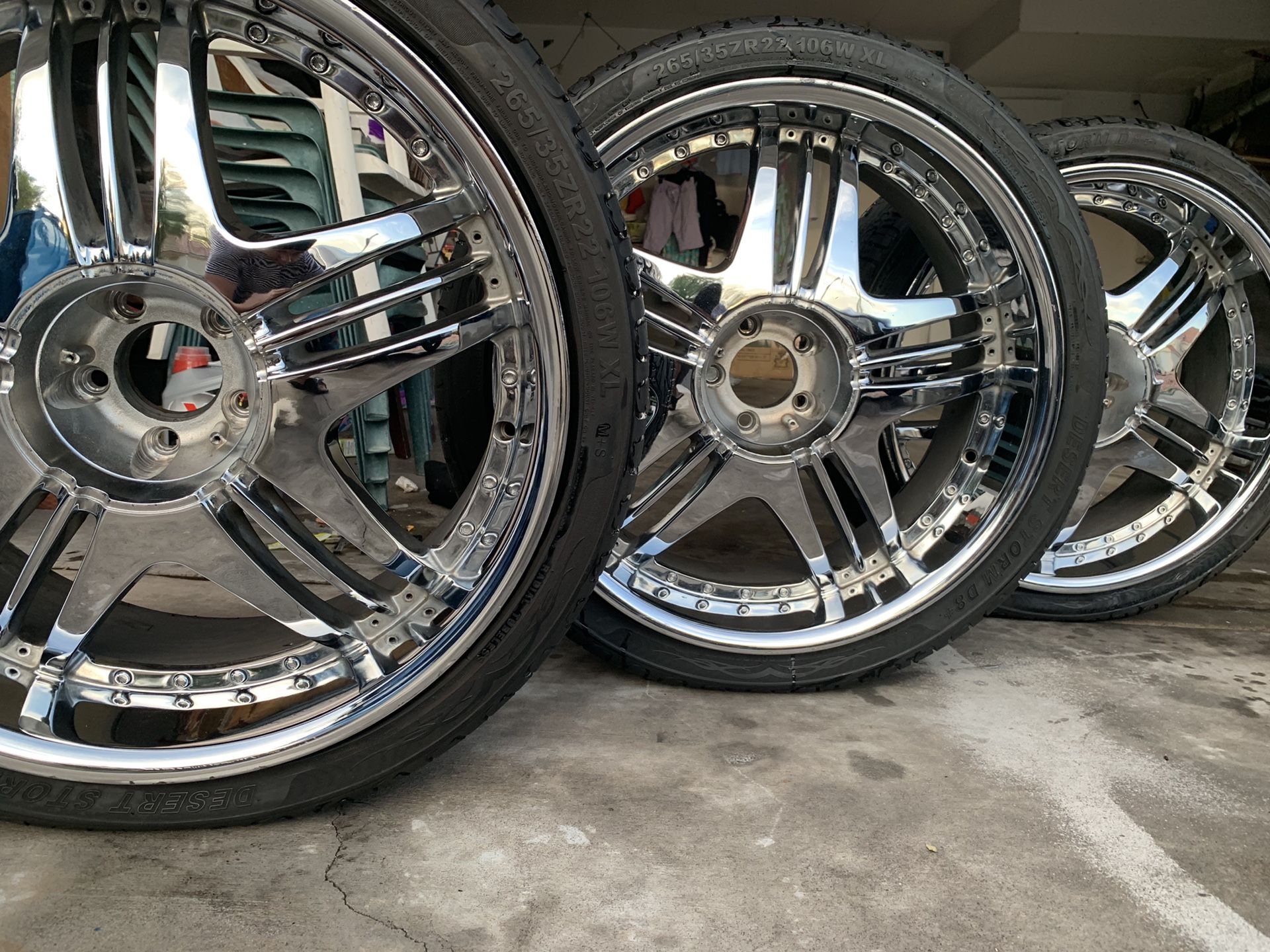 22’ chrome rims