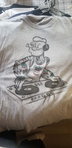 Popeye Shirt Size Large