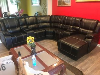 😻😻 reclining sectional in CLEARANCE PRICE 👀