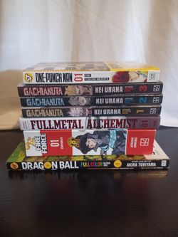 Manga Lot Fullmetal Alchemist, Fire Force, Gachaikuta, One Punch Man, Dragon Ball