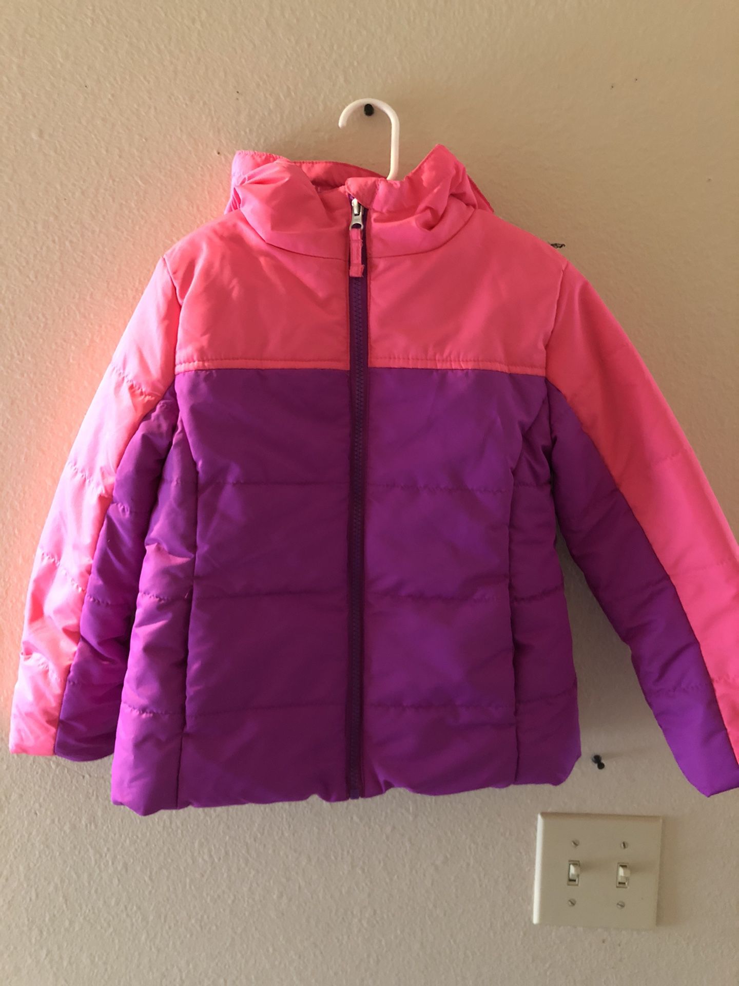 Girls Size 4/5 Pink & Purple Jacket