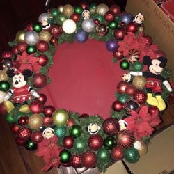 Mickey Mouse Christmas Wreath 