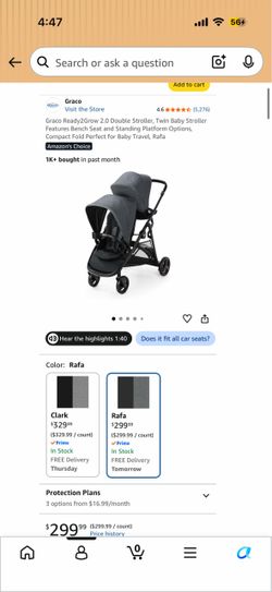 Graco Double Stroller (NEW W/O BOX)