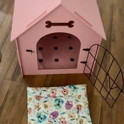 Super Cute Play Dog House & Stuffed Dogs $30 For All!! 