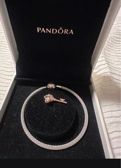 Pandora charm bracelet and charm