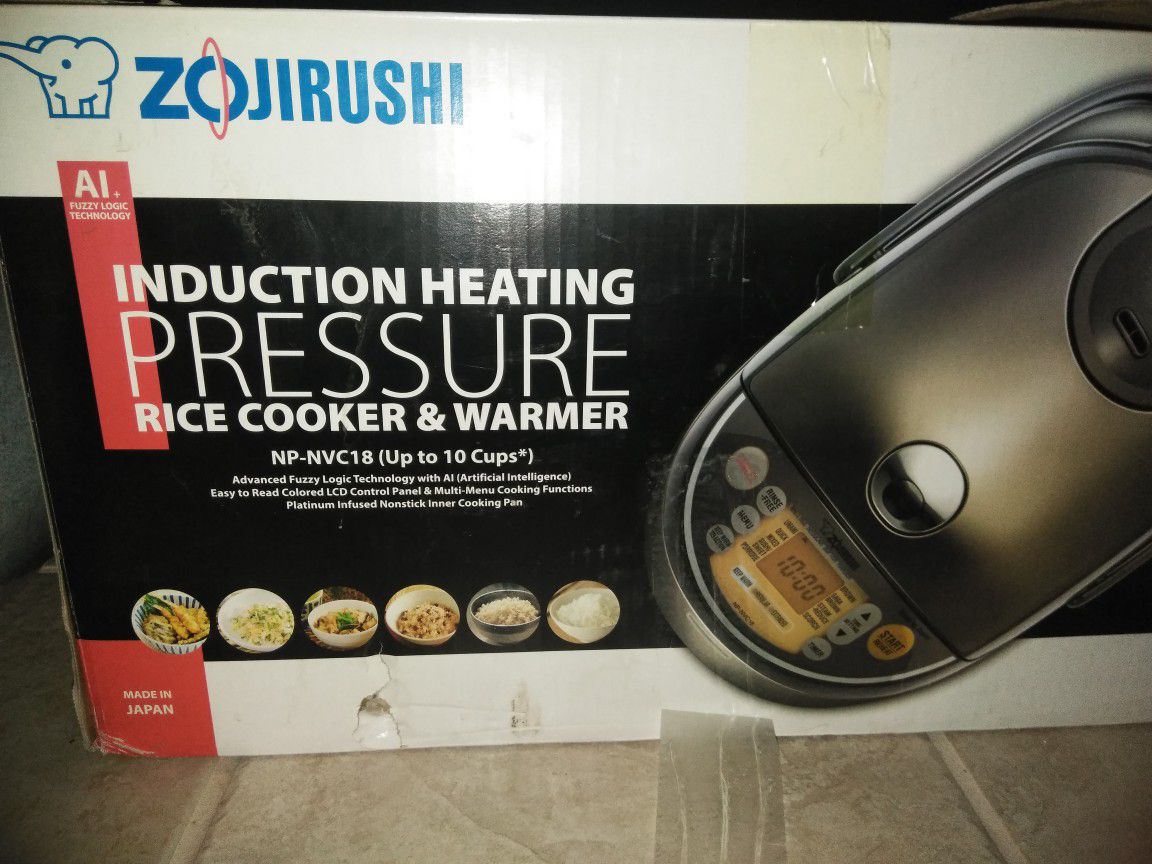 Zojirushi NP-NVC18XJ Induction Heating Pressure Rice Cooker