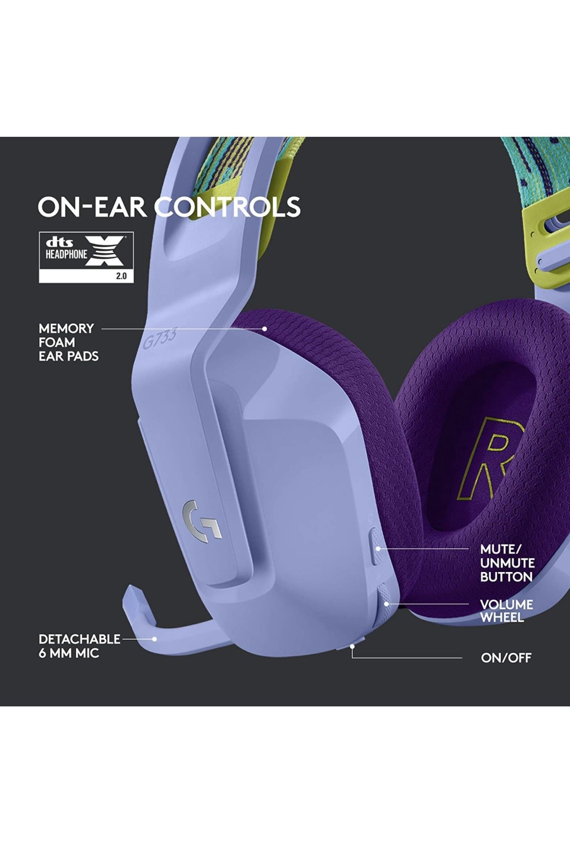 Somic G951s Purple Headset With Mic Logitech G733 LIGHTSPEED