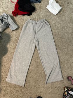 Grey sweatpants