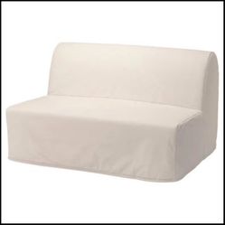 Beige Futon LYCKSELE LÖVÅS from IKEA