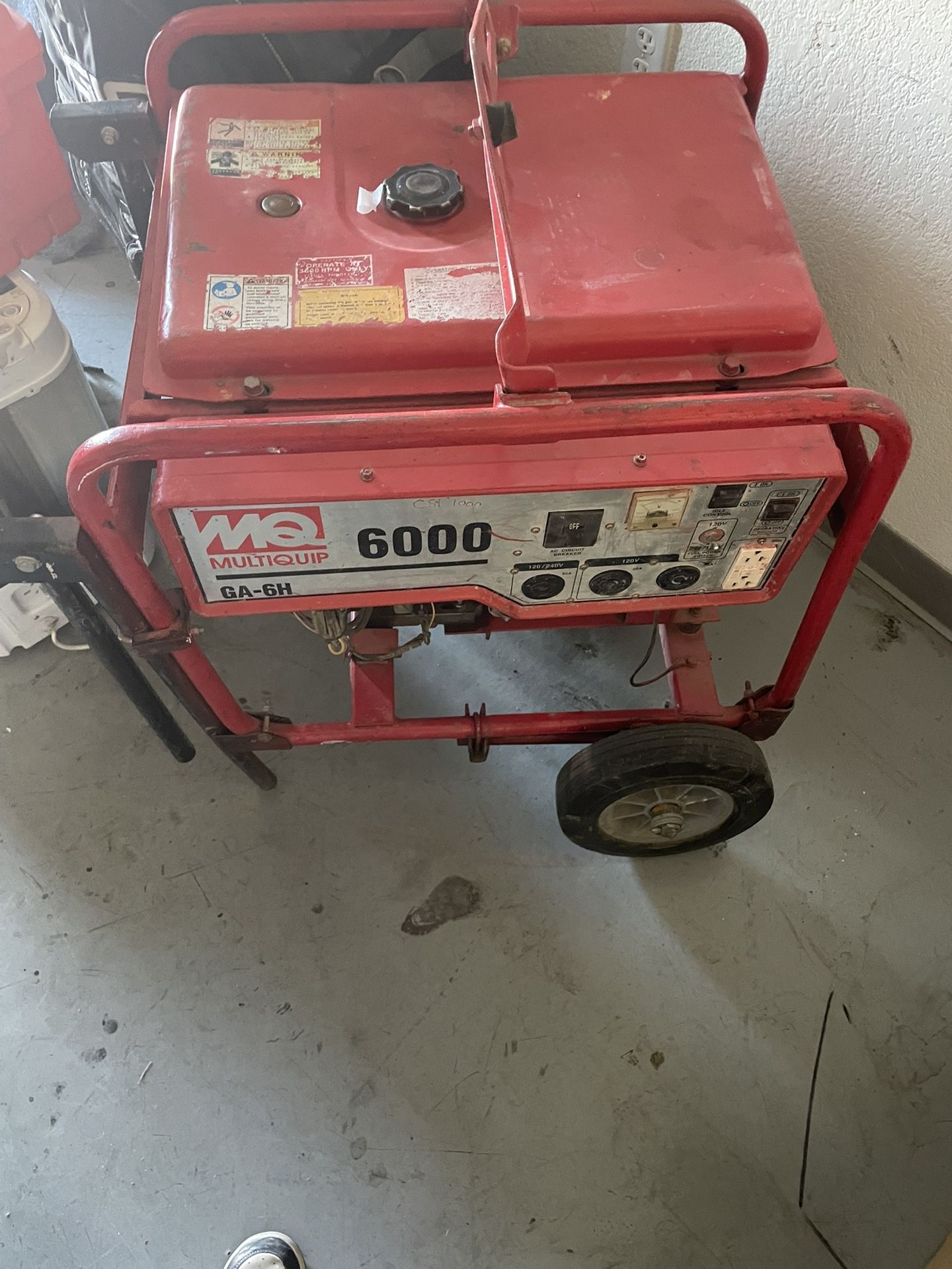Multiquip 6000 Generator