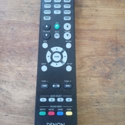DENON REMOTE CONTROL FOR AMPLIFIER RECEIVER