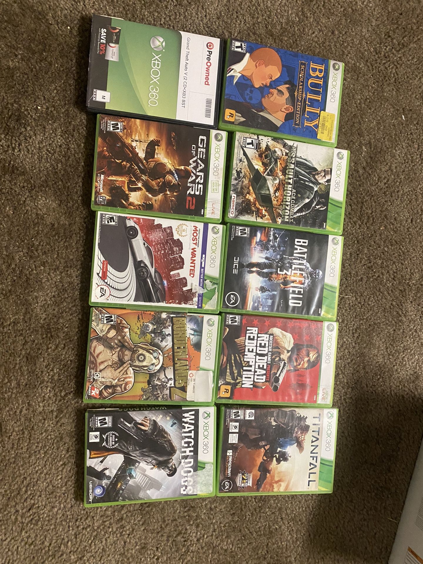 Xbox 360 Bundle Games 