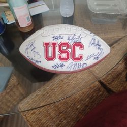20__  Usc Football..signed By Team ,Pete Carroll