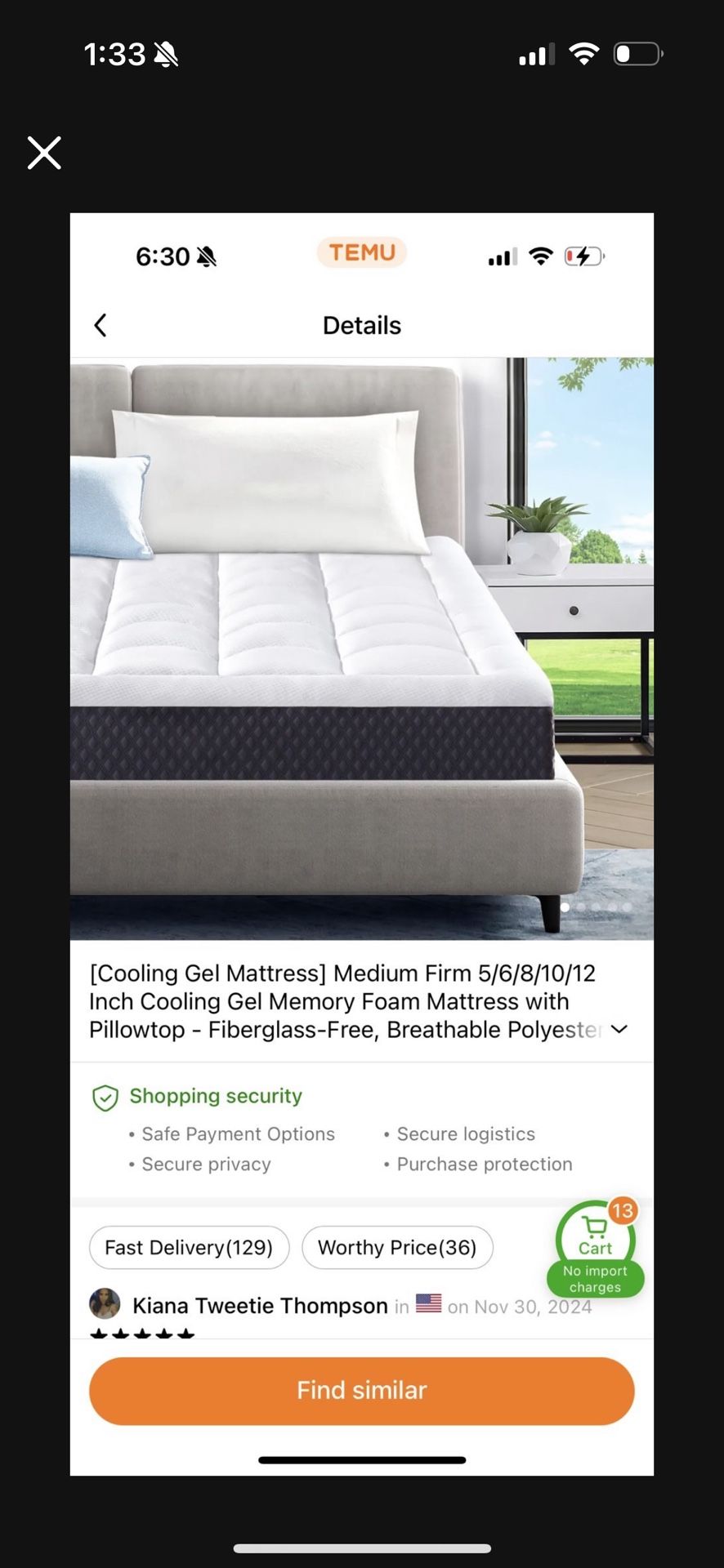 Twin 8in Mattress
