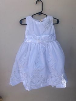 White Toddler Girl Dress
