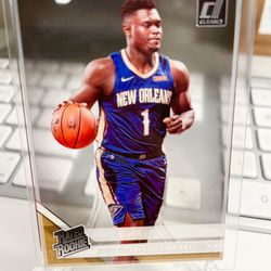 Zion Williamson 2019 Rookie Donruss Clearly