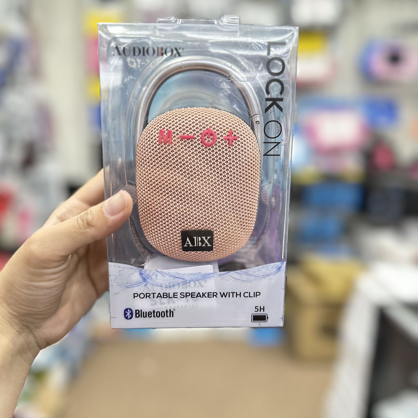 Mini Clip-On Bluetooth Speaker for On-the-Go Listening