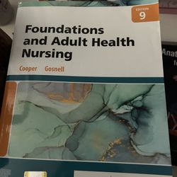 foundations Of Adult Health Nursing Book