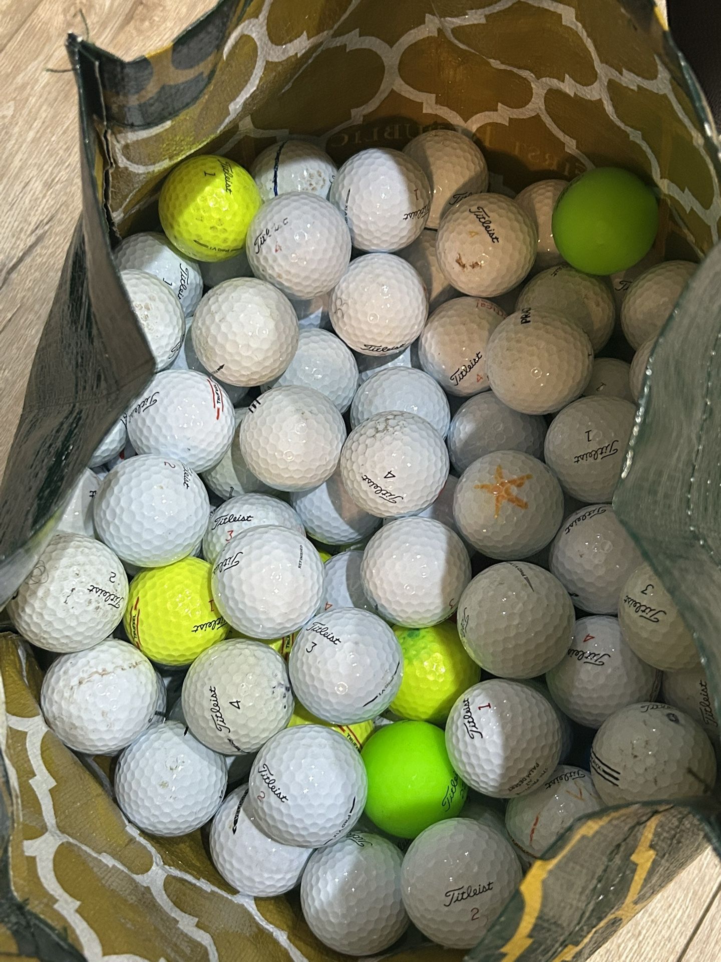 1000 Golf Balls - Titleist Callaway TaylorMade Vice Precept Noodle Srixon Kirkland Bridgestone 