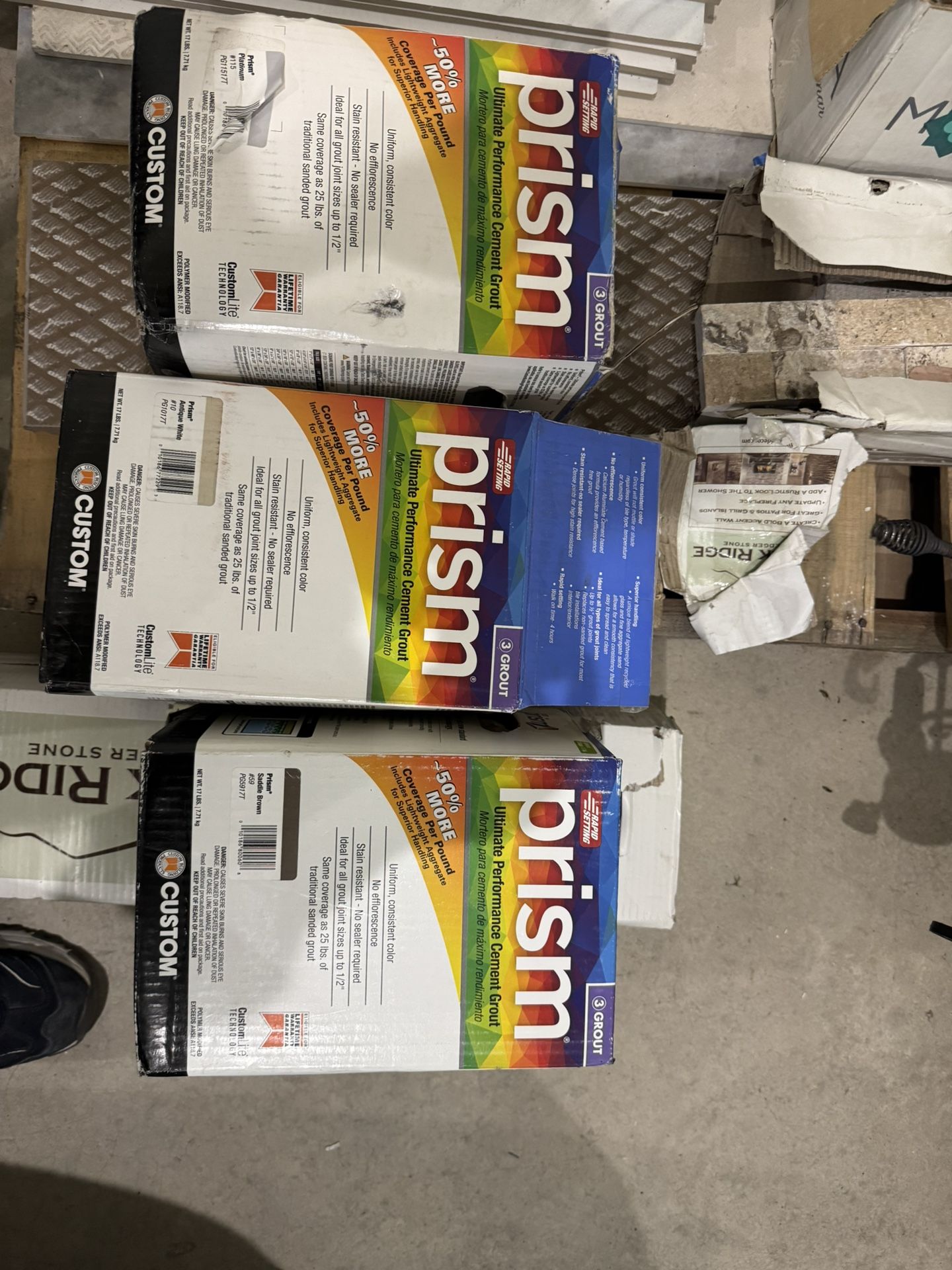 Prism 17 lb. Ultimate Performance Grout by Custom Building Products