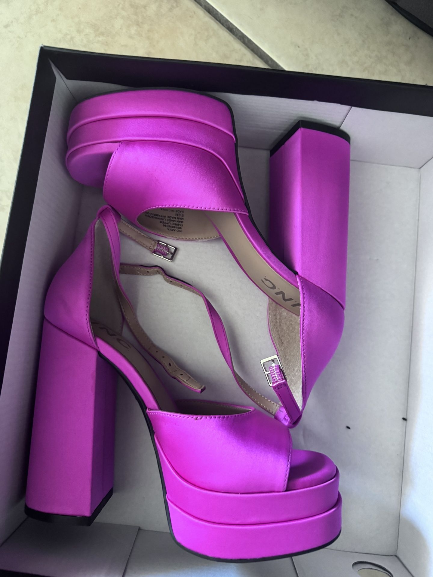 Inc Hot Pink Platform Heels