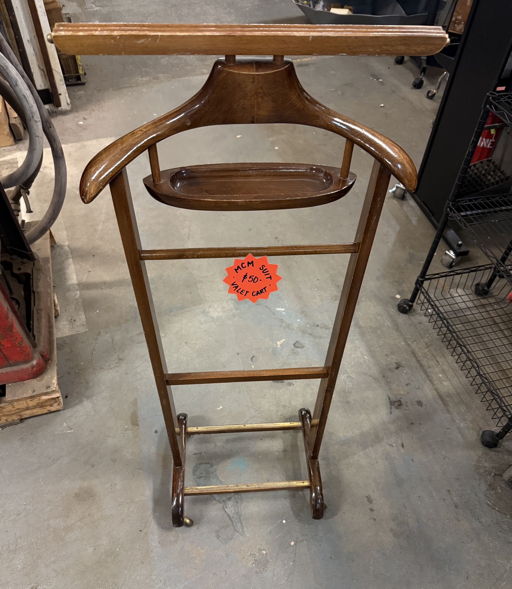 Vintage 1960s Suit Valet Cart