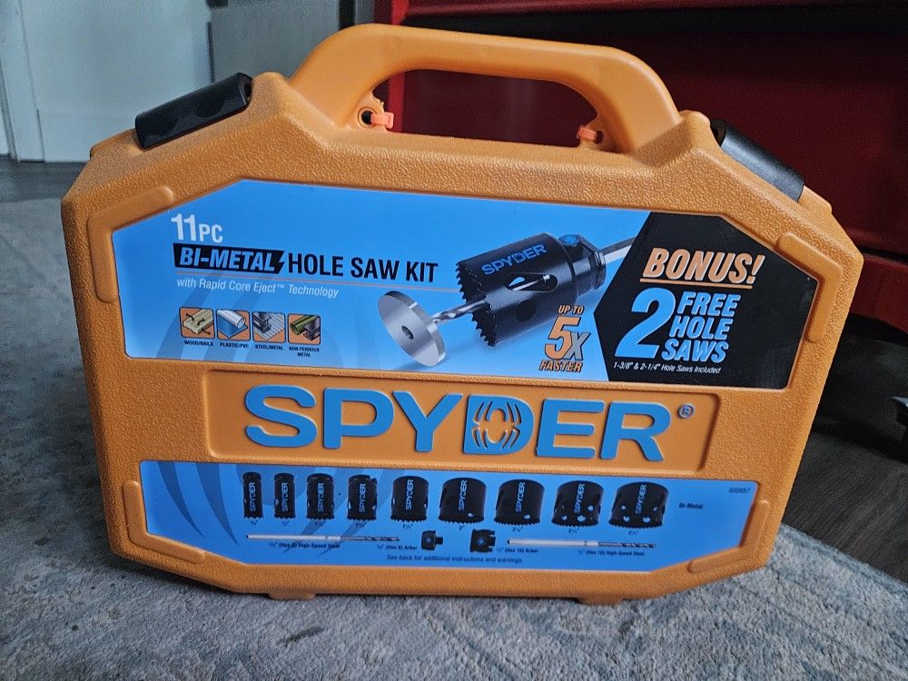 Spyder 13 pieces Bi-metal Hole Saw Kit