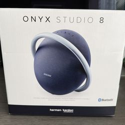 Harman Kardon Onyx Studio 8 Bluetooth Speaker – Blue – Brand New Sealed