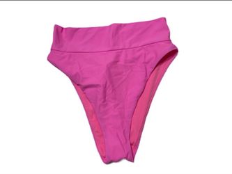 Pink cheeky bottoms swim