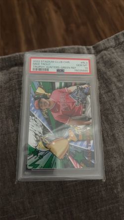 PSA10 Mike trout green