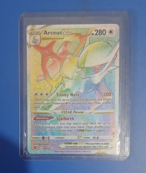 Arceus Pokémon Card- MINT!