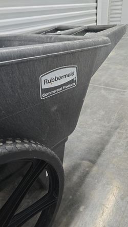 Rubbermaid Commercial Heavy-Duty Big Wheel Cart – $150