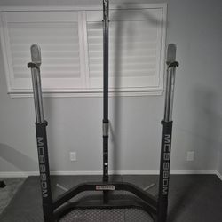 Olympic Home Gym Set – Rack, Bar & Weight Plates
