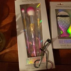 Colorful Brush Set...marble Like Colors