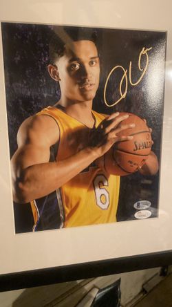 Jordan Clarkson Los Angeles Lakers Autograph Photo