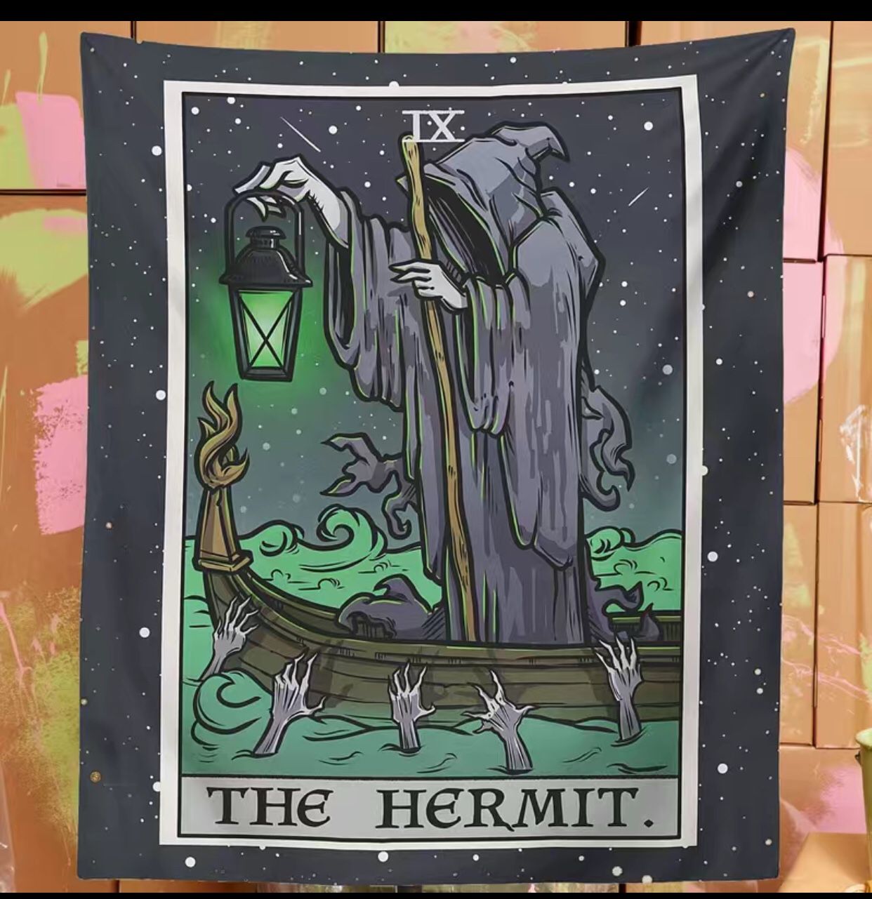 New Medium size The Hermit Tapestry