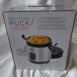Wolfgang Puck 1.5 Cup Portable Rice Cooker 