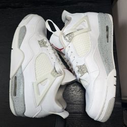 USED Size 12 Jordan 4 WHITE OREOS 