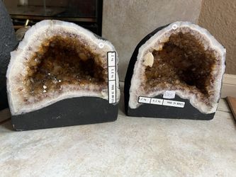 Citrine Geodes Crystals 