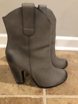 KORK-EASE grey booties size 7