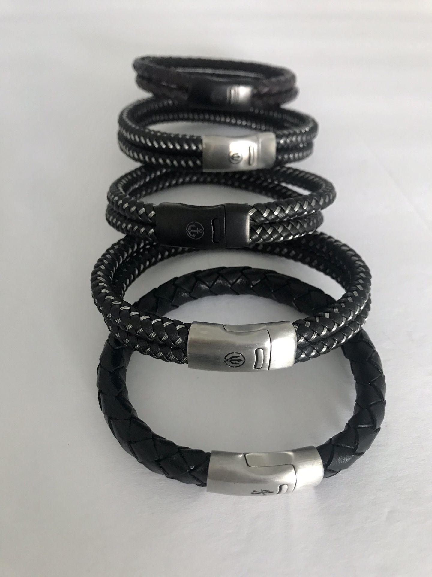 Bracelets. Leather and Rope. Clearance Collection