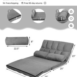 Foldable Floor Sofa Bed 6-Position