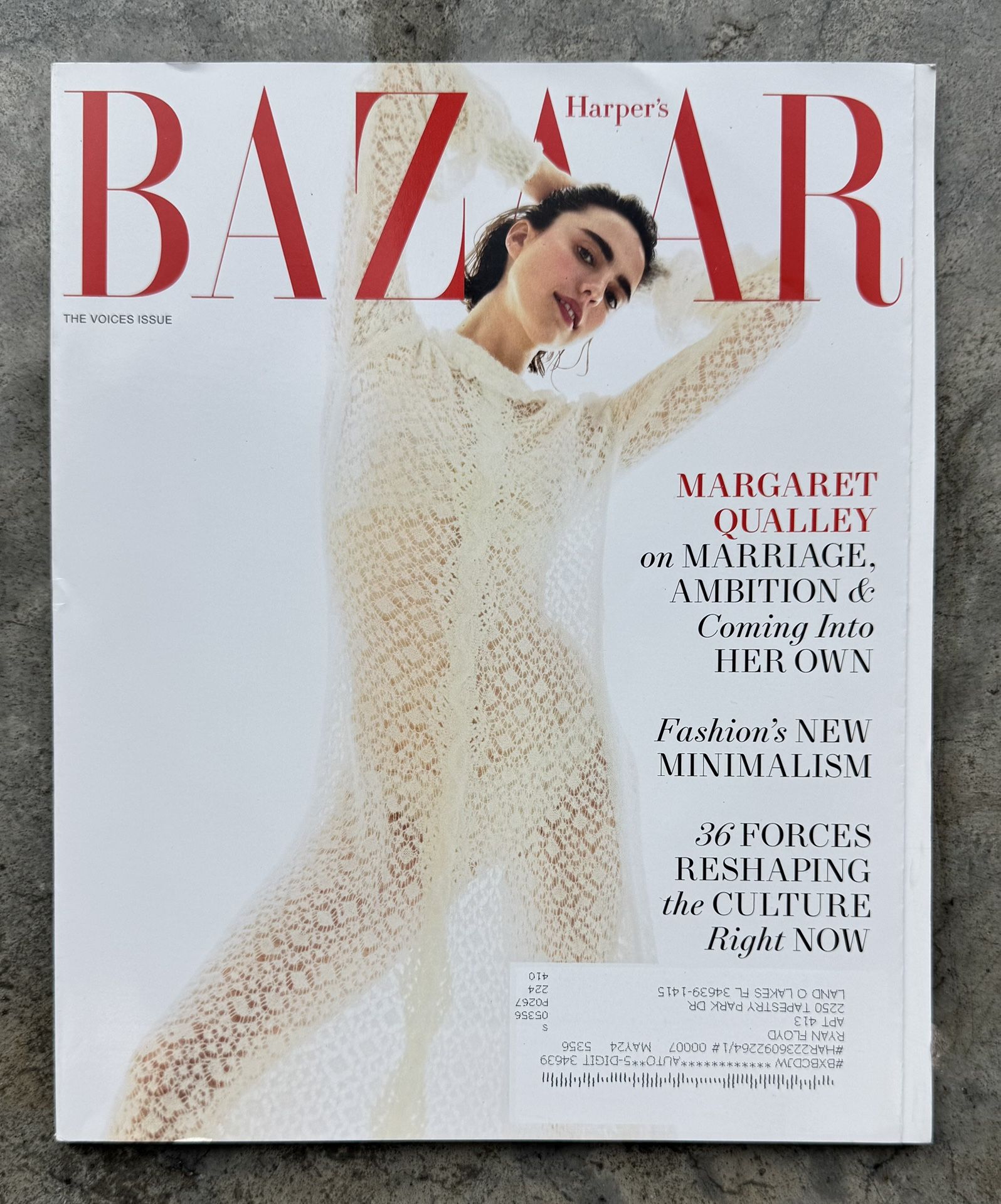 Harper's Bazaar Magazine October 2023 Margaret Qualley Fashion's New Minimalism